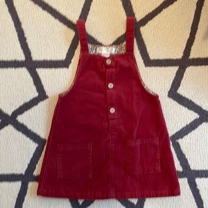 Zara Baby Corduroy Jumper Dress